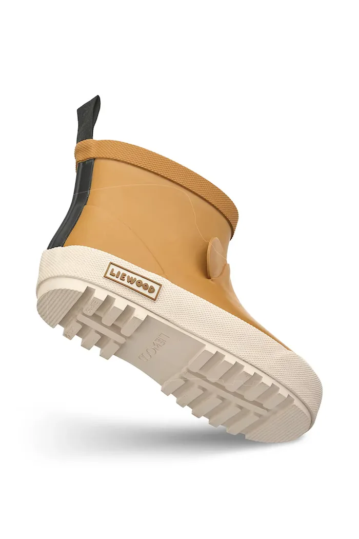Liewood Детски гумени ботуши Jesse Bear Thermo Rainboot в кафяво LW20328