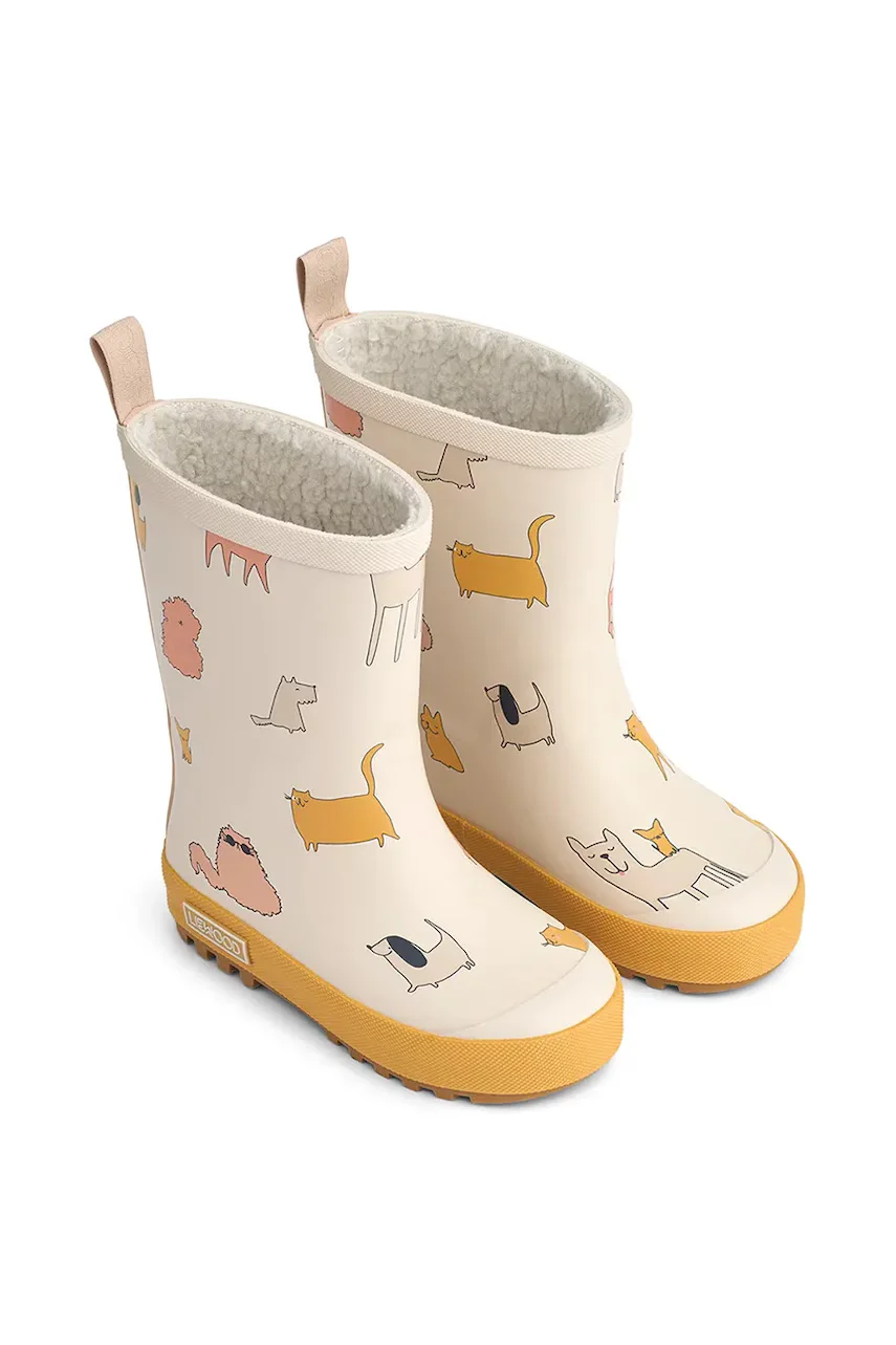 Liewood Детски гумени ботуши Mason Thermo Rainboot