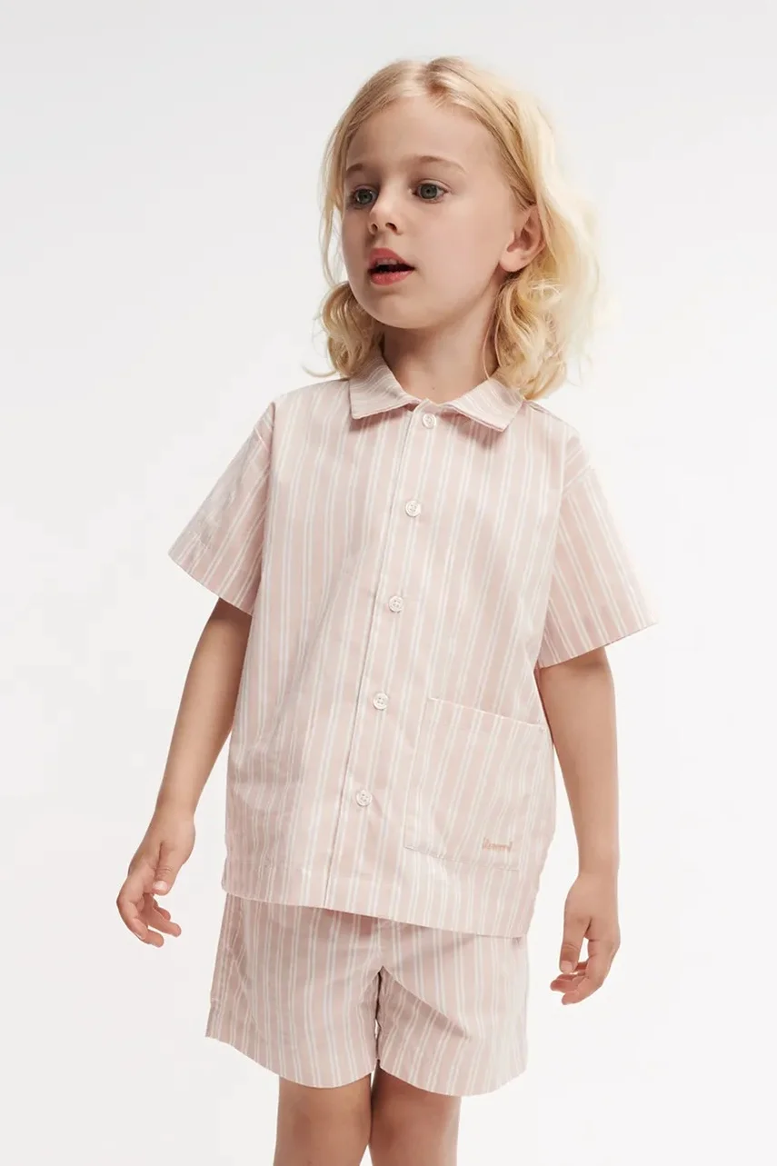 Liewood Детски памучен комплект Leona Stripe Set