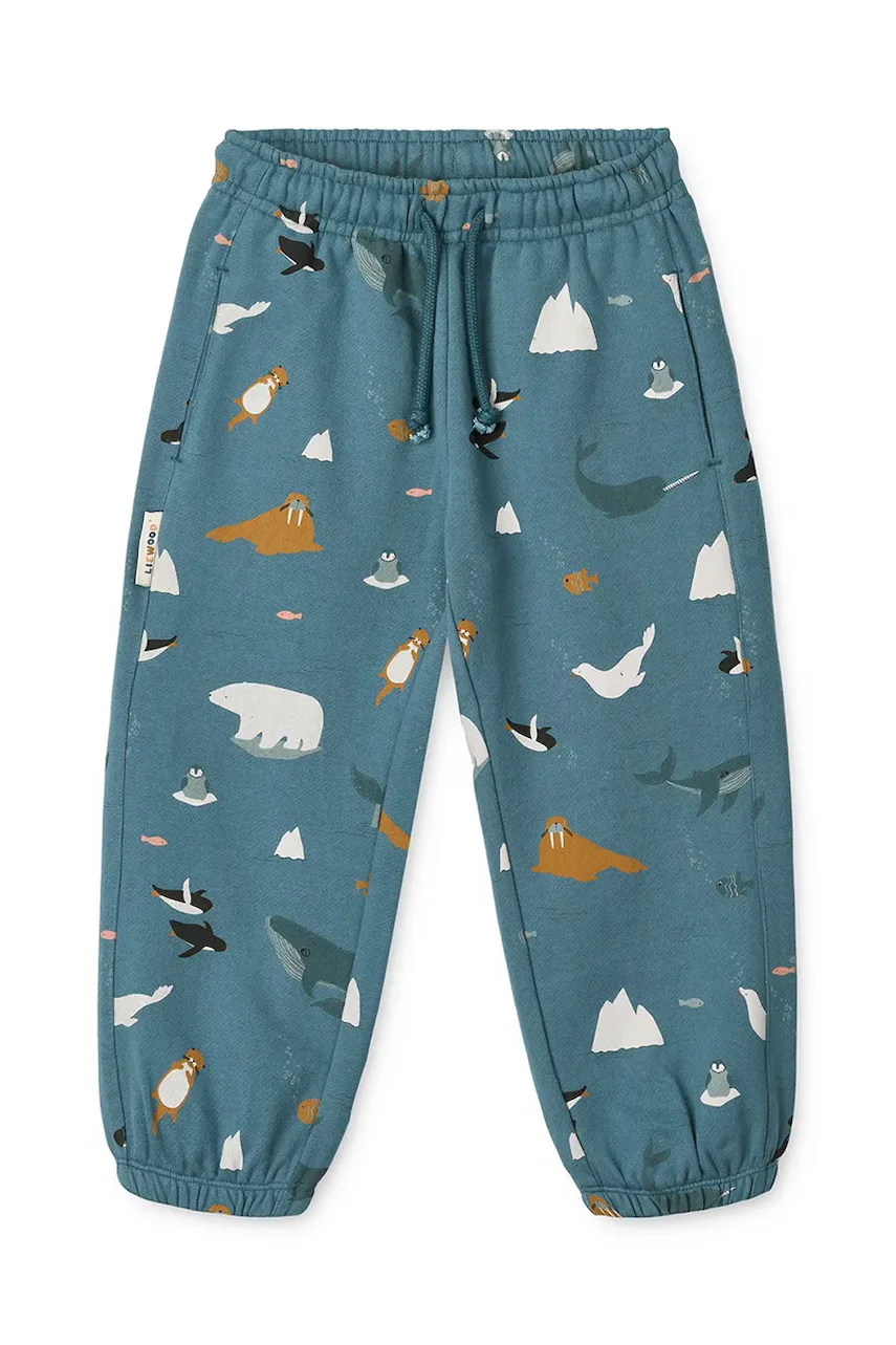 Liewood Детски памучен спортен панталон Arlo Printed Sweatpants