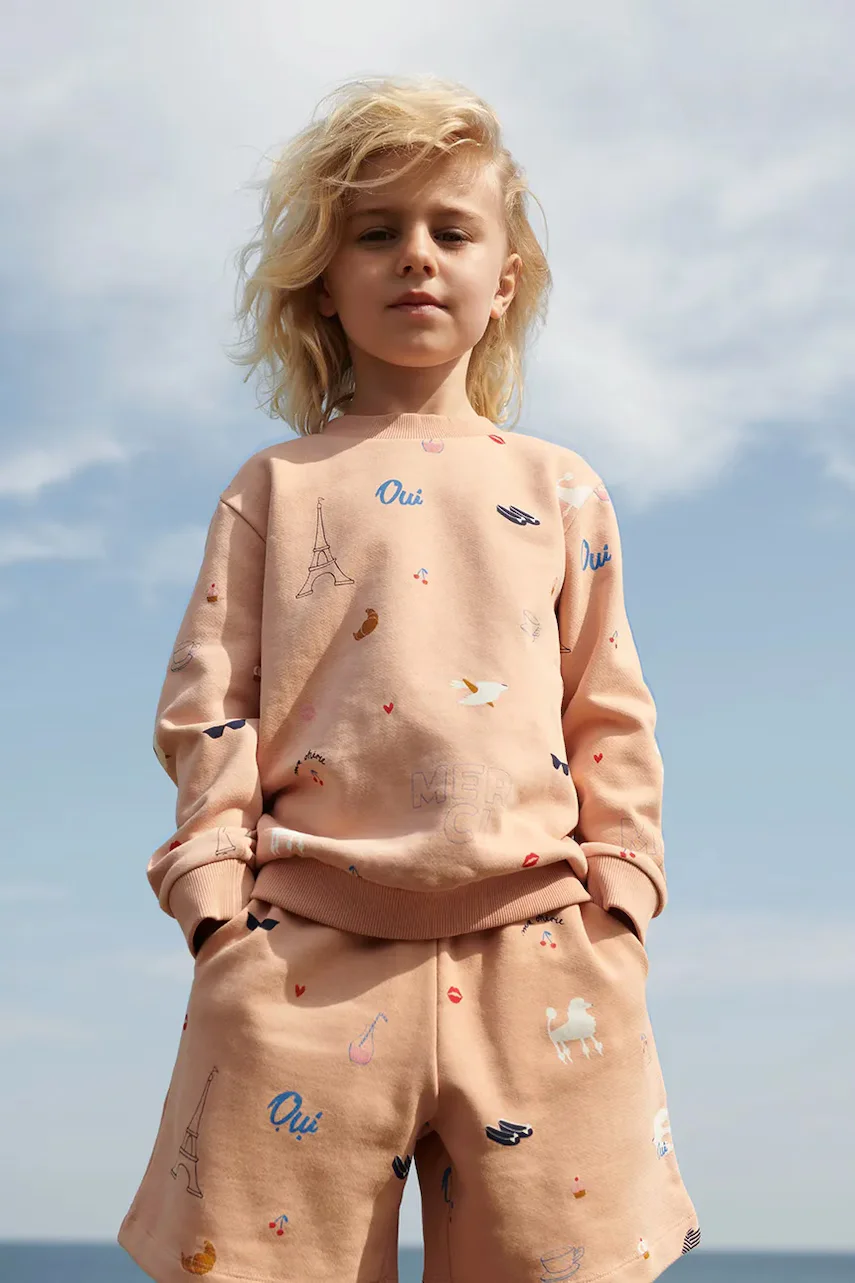 Liewood Детски памучен суичър Thora Printed Sweatshirt