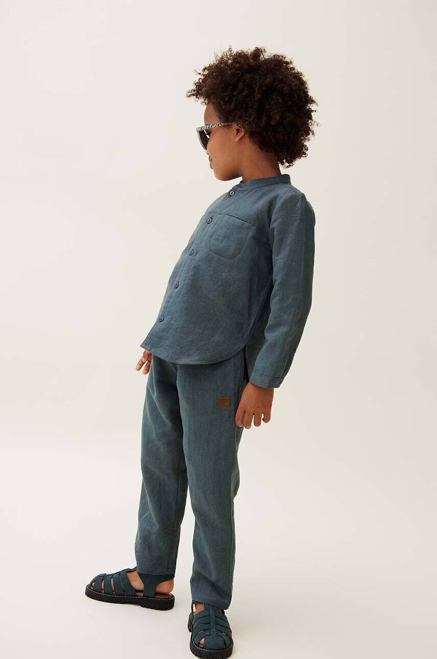 Liewood Детски панталон с лен Orlando Linen Pants