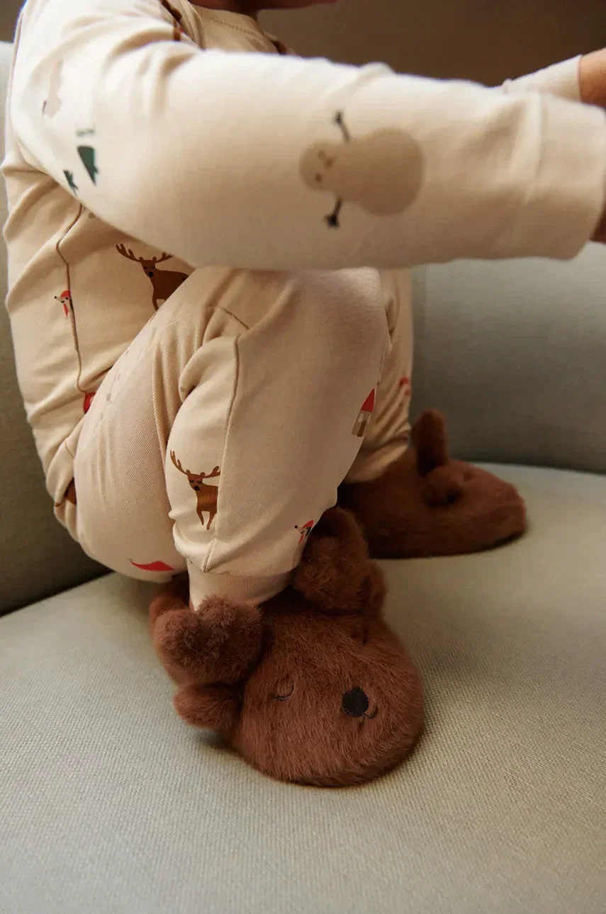 Liewood Детски пантофи Aviaja Reindeer Slippers