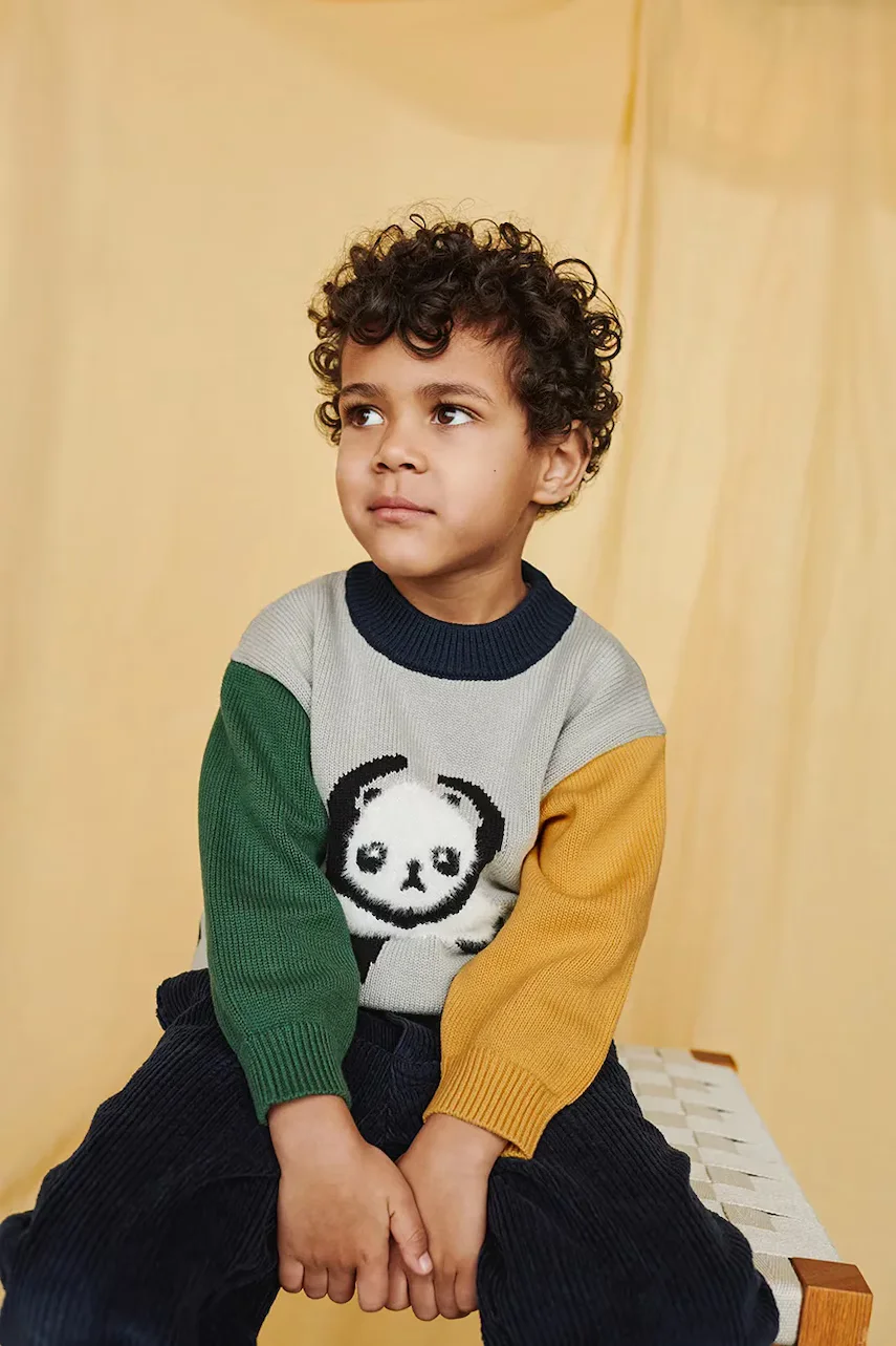 Liewood Детски пуловер с вълна Orlane Embroidery Knit Jumper