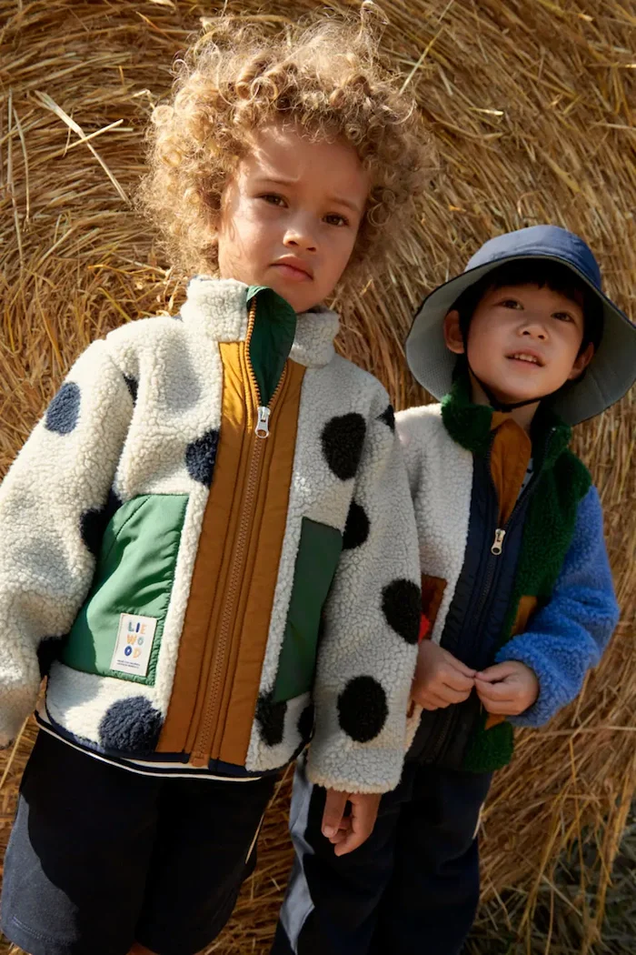 Liewood Детско яке Noam Pile Jacket в бежово LW20017