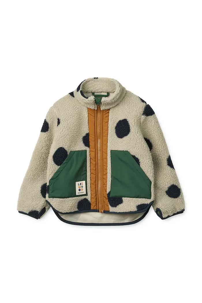 Liewood Детско яке Noam Pile Jacket в бежово LW20017