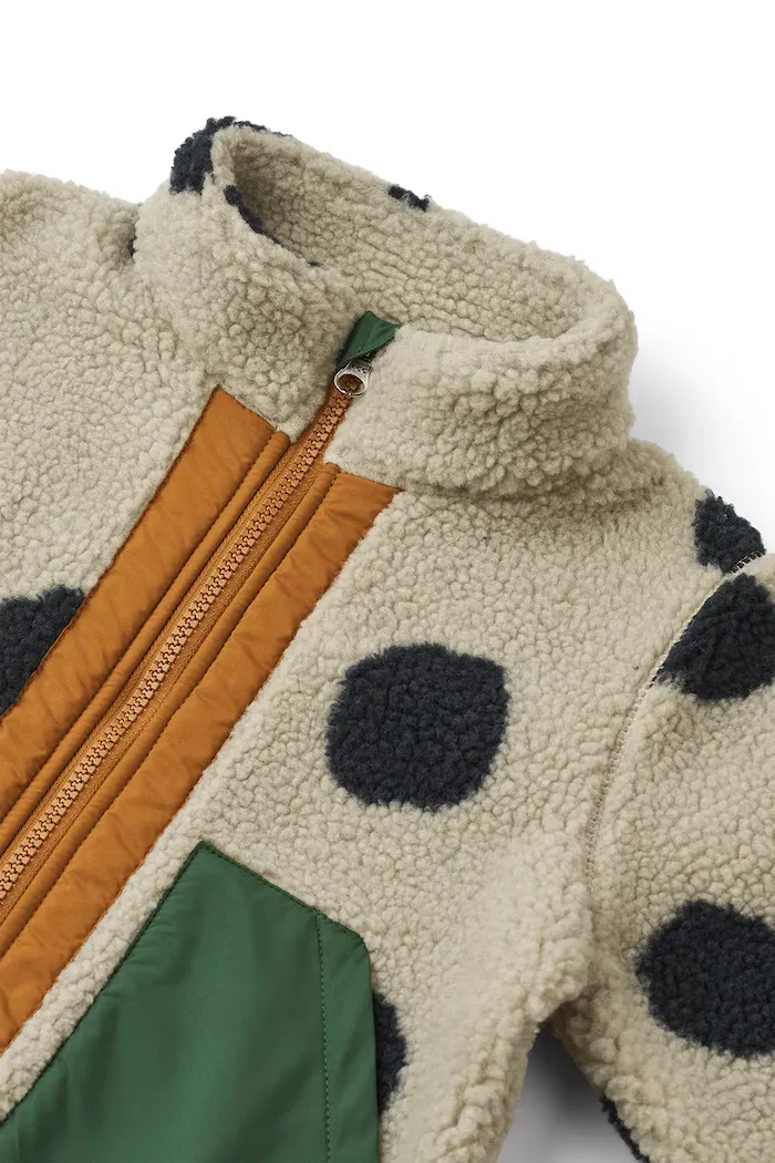 Liewood Детско яке Noam Pile Jacket в бежово LW20017