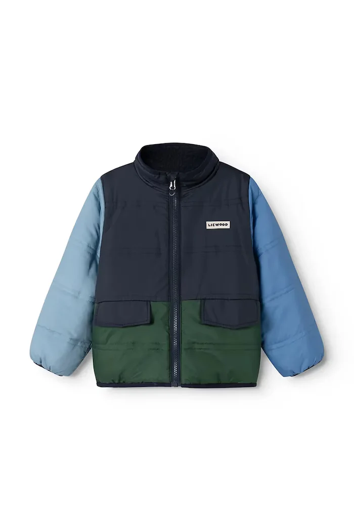 Liewood двустранно яке за деца Franka Reversible Jacket тъмносиньо LW20890