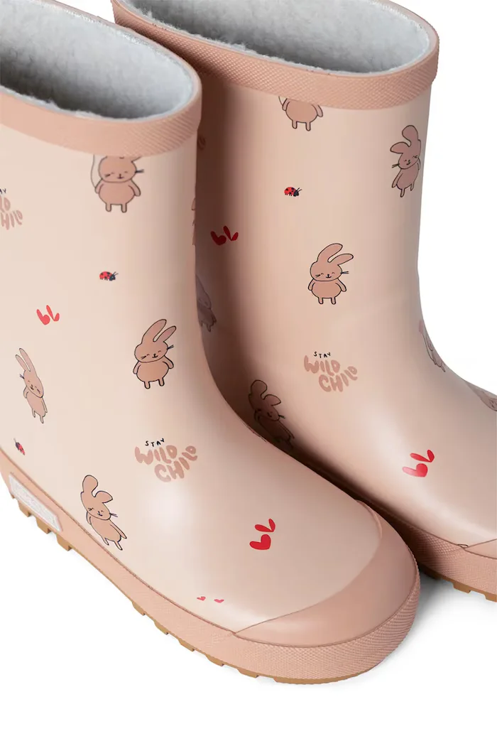 Liewood гумени ботуши за деца Mason Thermo Rainboot розови LW13043