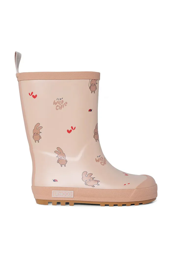 Liewood гумени ботуши за деца Mason Thermo Rainboot розови LW13043