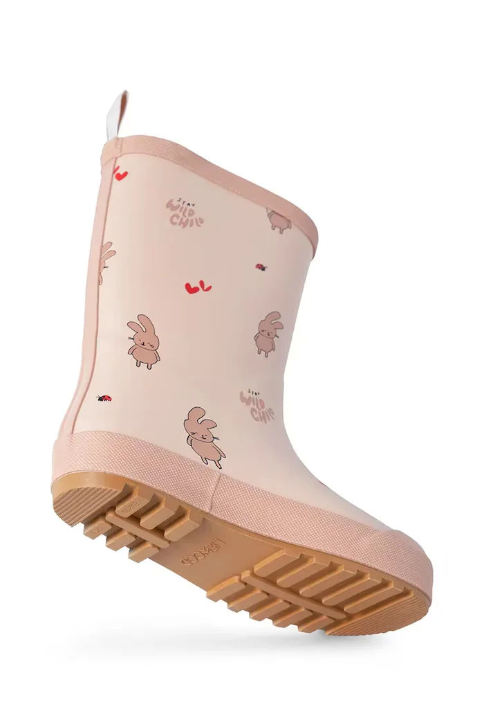 Liewood гумени ботуши за деца Mason Thermo Rainboot розови LW13043