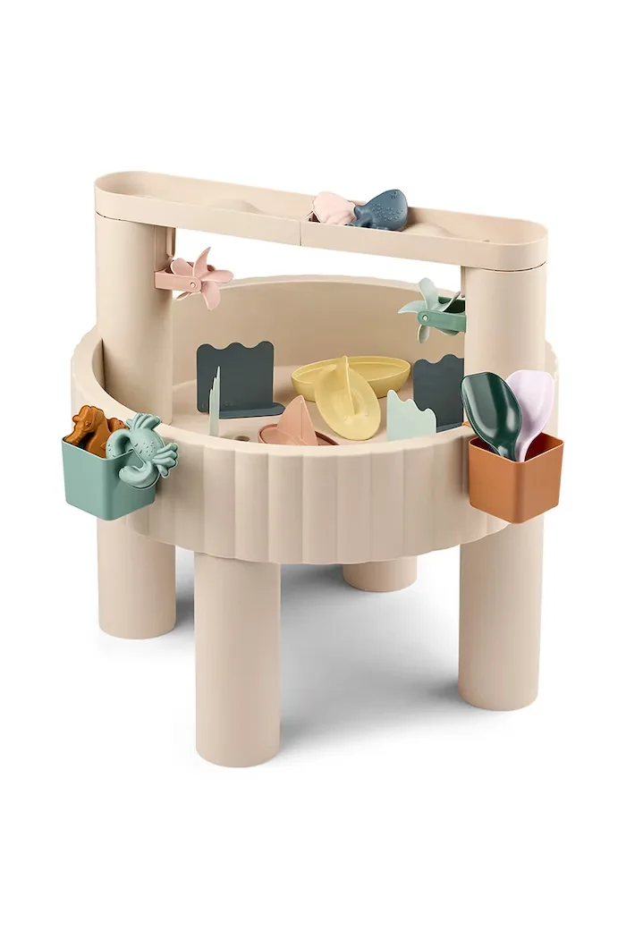 Liewood Комплект за игра за деца Sepp Activity Table бежов LW19734