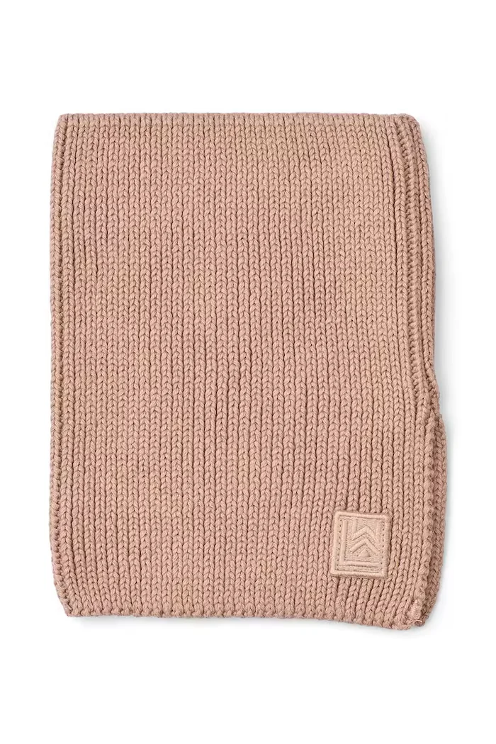Liewood кръгъл шал за бебе от памук Mathias Neckwarmer розов LW20097