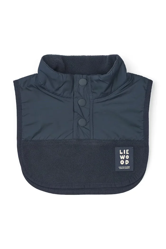 Liewood кръгъл шал за деца Vivo Fleece Neckwarmer тъмносин LW21144