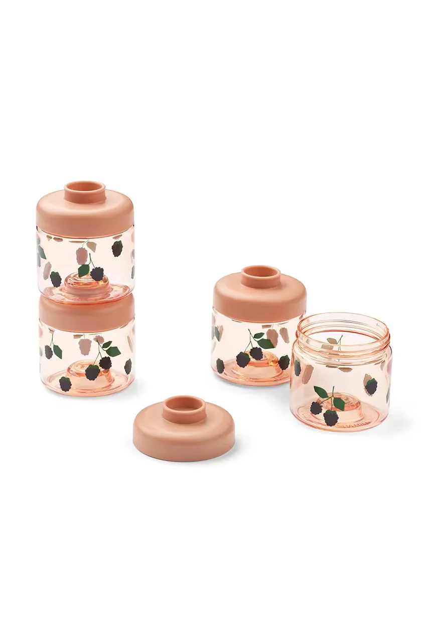 Liewood Кутия за закуски Dominique Baby Food Tritan Boxes 4-Pack (4 броя)