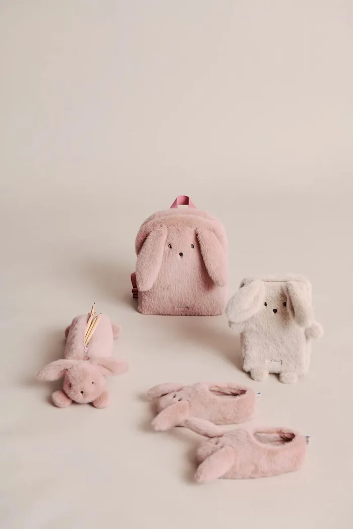 Liewood моливник за деца Shannon Rabbit Plush Pencil Case бежов LW20871