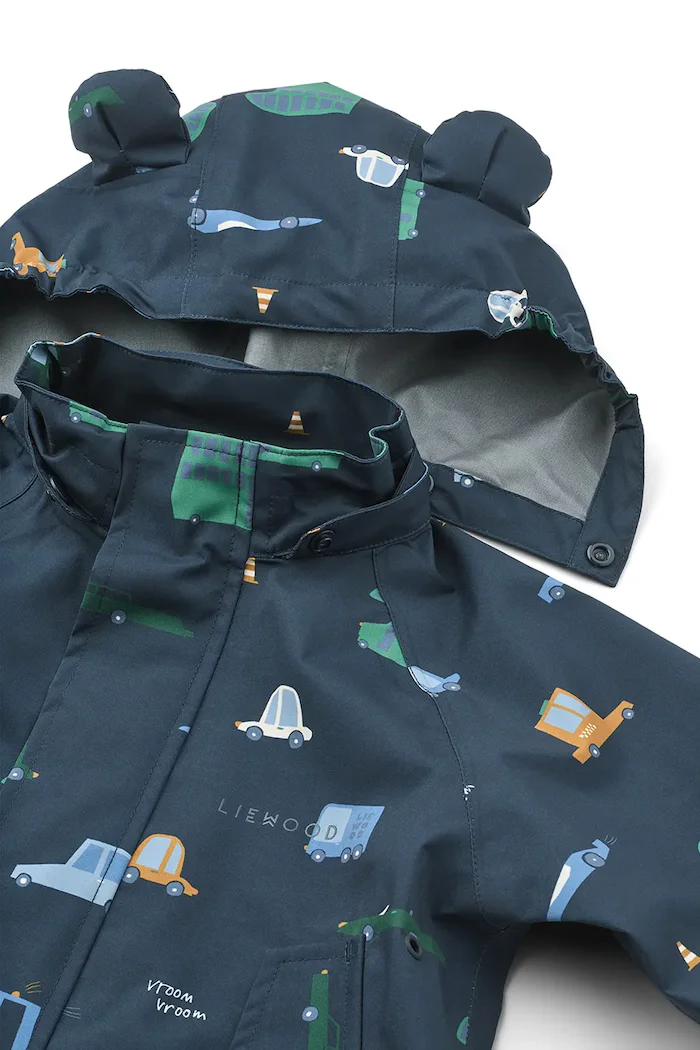 Liewood непромокаемо яке за деца Manu Rainwear Set тъмносиньо LW19910