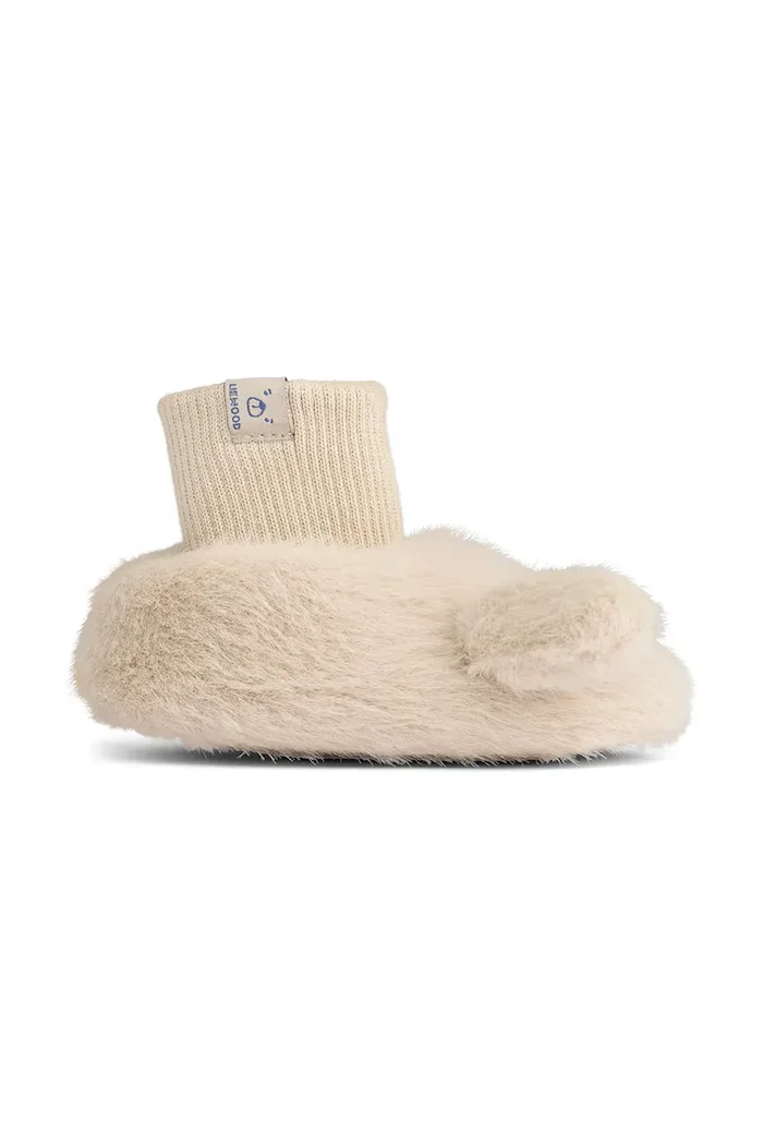 Liewood обувки за бебе Beth Rabbit Plush Slippers бежови LW20240