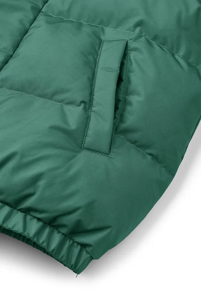 Liewood пухено яке за деца Adelina Down Jacket зелено LW21043