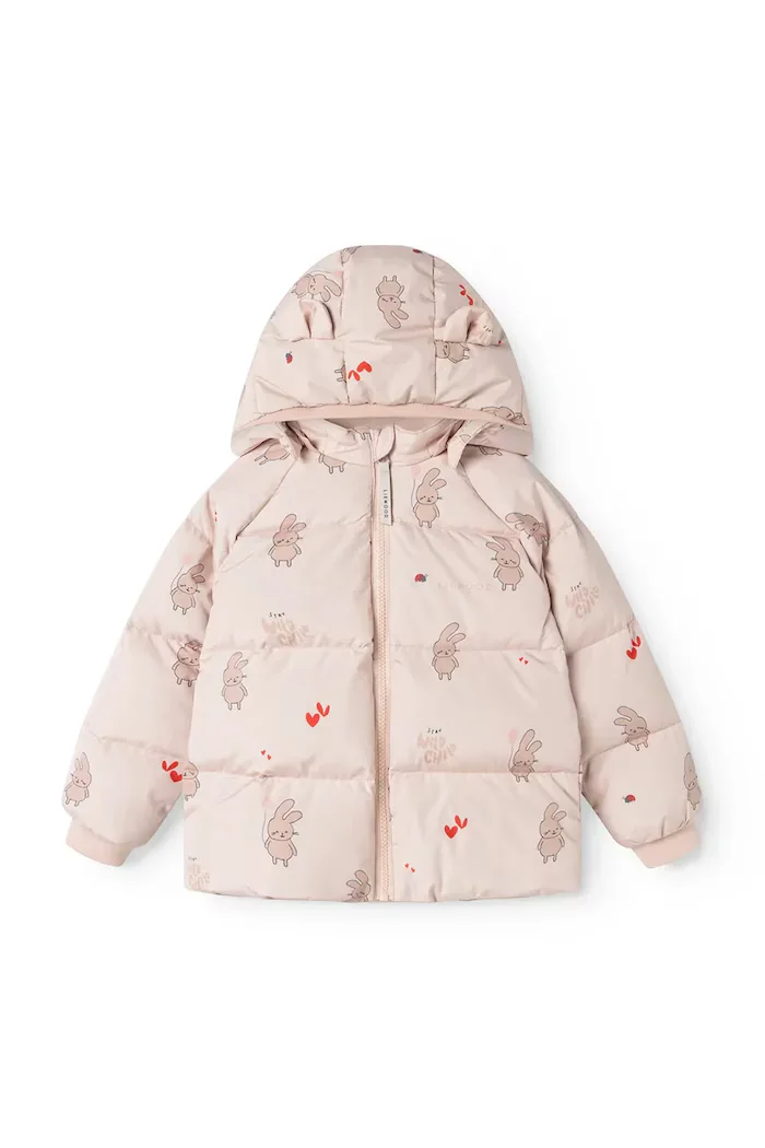 Liewood пухено яке за деца Polle Down Puffer Jacket розово LW21046