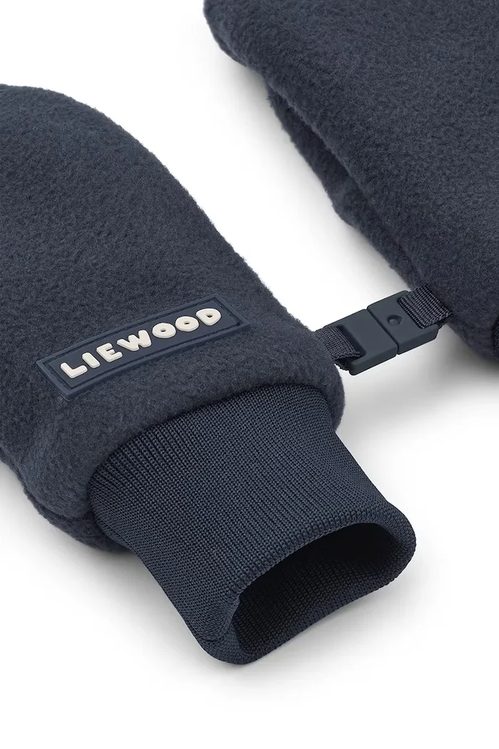 Liewood ръкавици за деца от полар Solar Fleece Gloves тъмносини LW21198