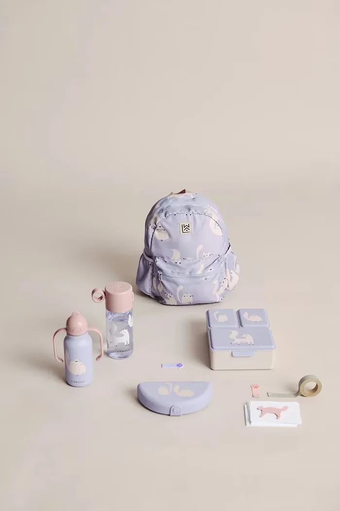 Liewood раница за деца Andreas Backpack виолетова LW19643
