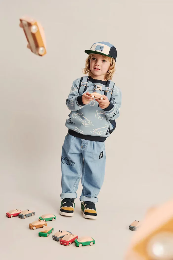 Liewood шапка с козирка за деца от памук Rory Embroidery Cap многоцветна LW21145
