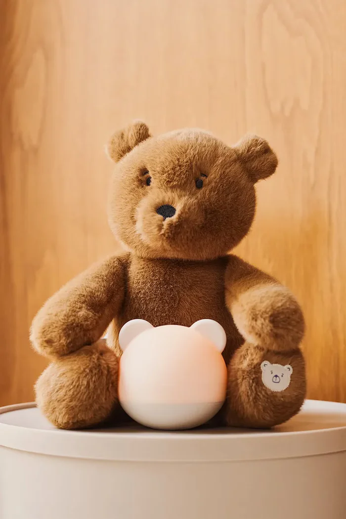 Liewood силиконова лампа за деца Samson Night Light бяла LW20987