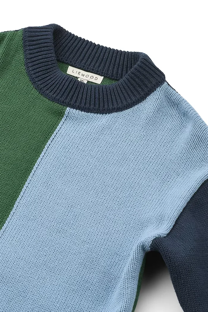 Liewood суичър за деца от памук Orlane Knit Jumper многоцветен LW20077