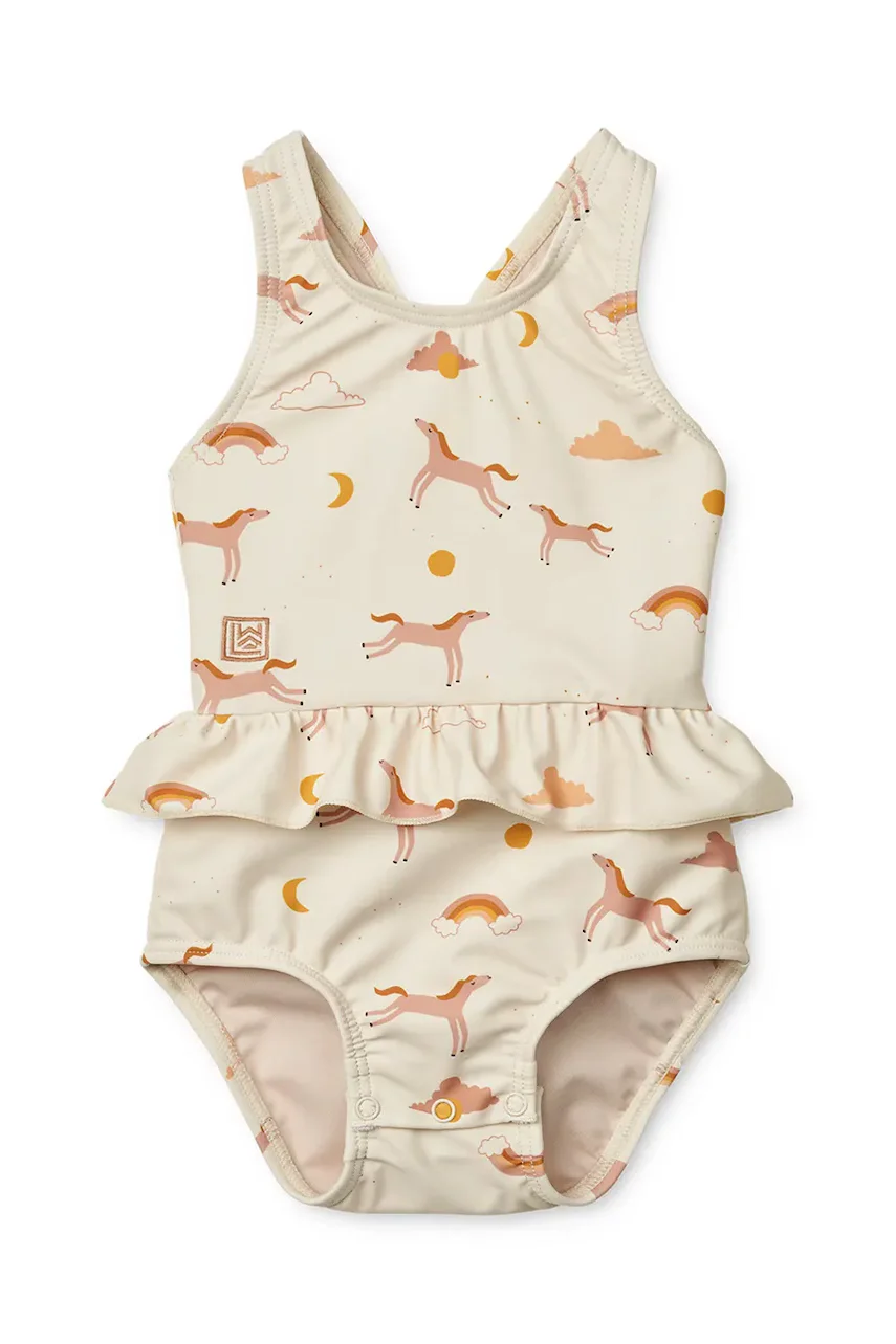 Liewood Цял бебешки бански Amina Baby Printed Swimsuit