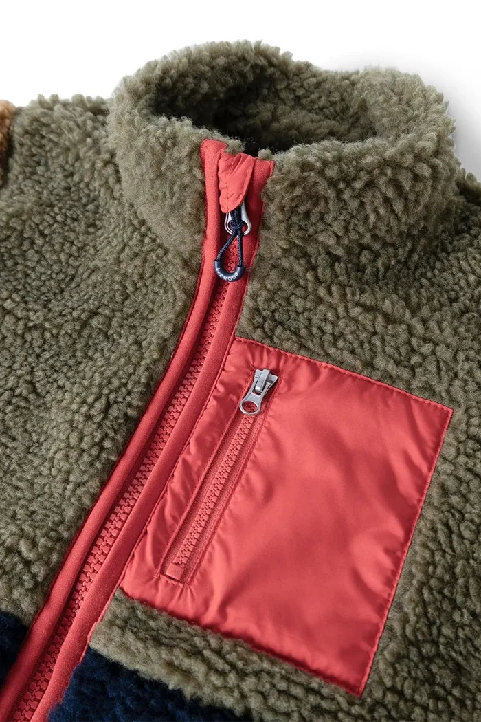 Liewood яке за деца Nolan Pile Jacket зелено LW21048