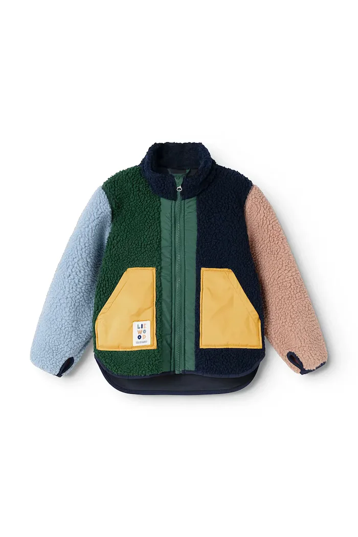 Liewood яке за деца от полар Noam Pile Jacket многоцветно LW21047