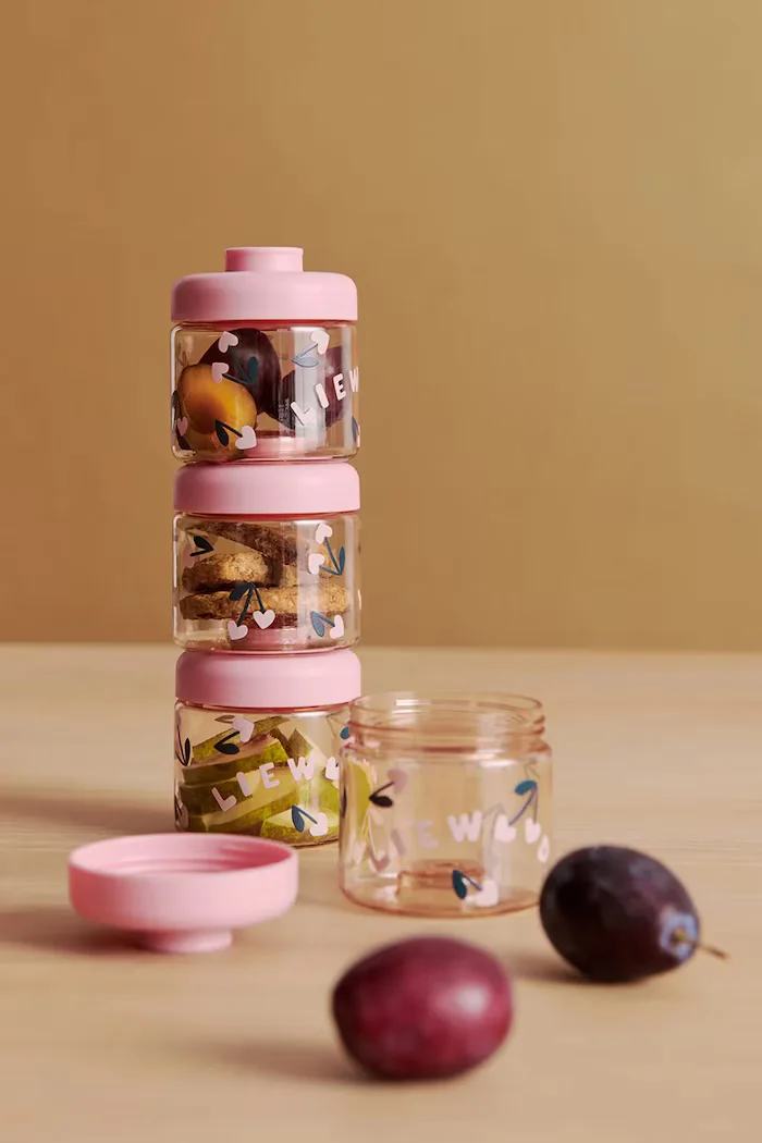 Liewood за деца Dominique Food Tritan Boxes 100 ml 4-Pack розов LW20632