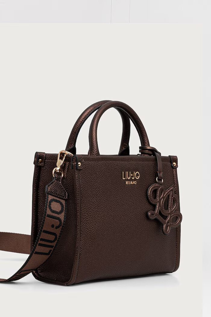 Liu Jo чанта crossbody дамска от имитация на кожа кафява AF6192 ES039