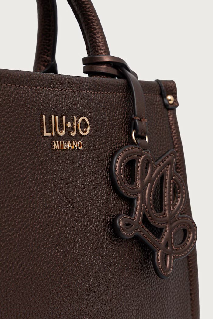 Liu Jo чанта crossbody дамска от имитация на кожа кафява AF6192 ES039