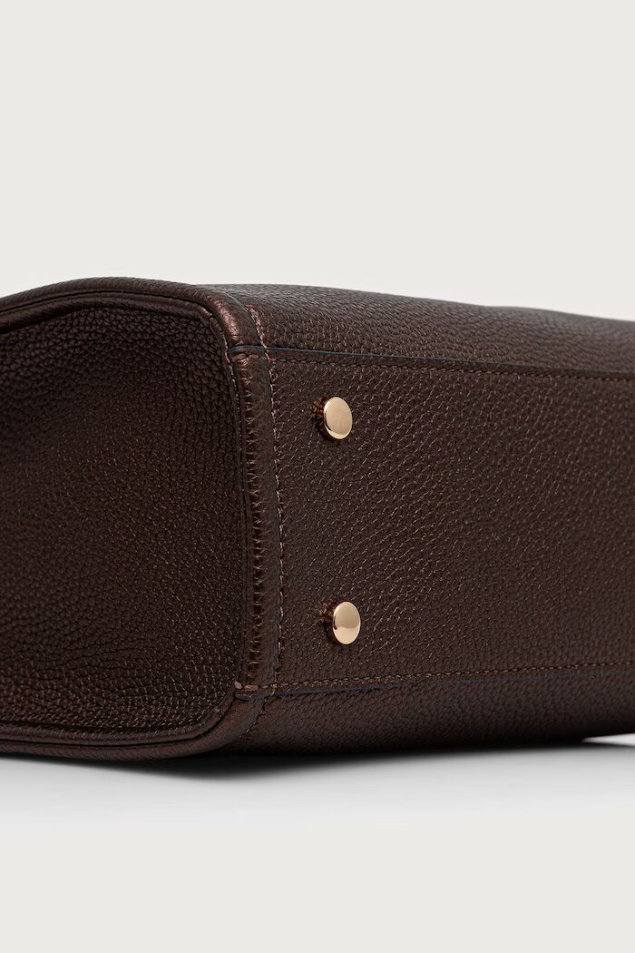 Liu Jo чанта crossbody дамска от имитация на кожа кафява AF6192 ES039