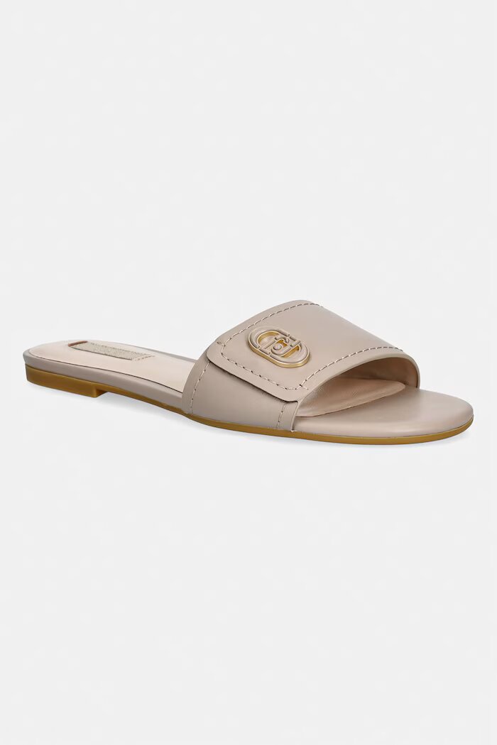 Liu Jo Джапанки женски кожени SANDY 03 бежови SA6127P0102S3951