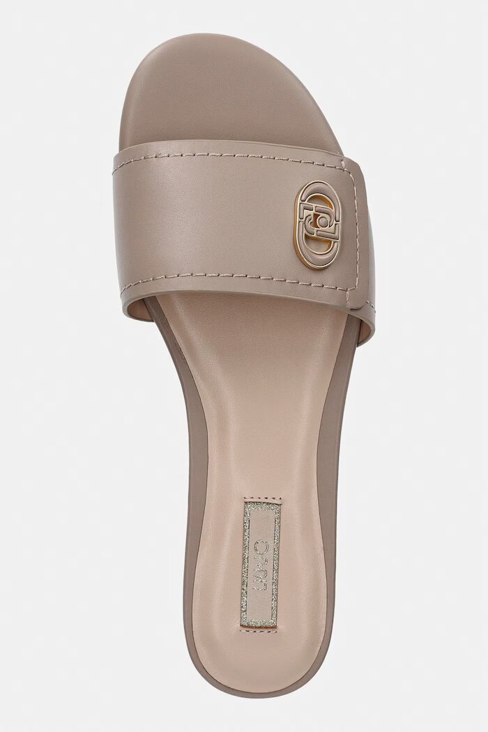 Liu Jo Джапанки женски кожени SANDY 03 бежови SA6127P0102S3951