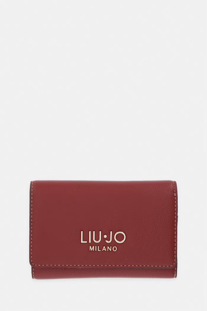 Liu Jo портфейл дамски от имитация на кожа червен AF6172 E1120