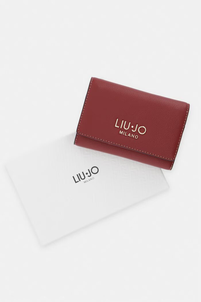 Liu Jo портфейл дамски от имитация на кожа червен AF6172 E1120