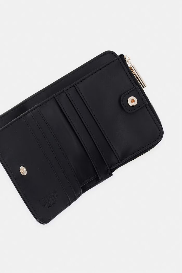 Liu Jo портфейл дамски от имитация на кожа кафяв AF6193 E1137
