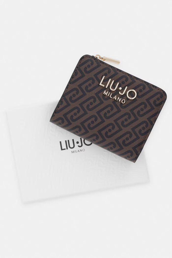 Liu Jo портфейл дамски от имитация на кожа кафяв AF6193 E1137