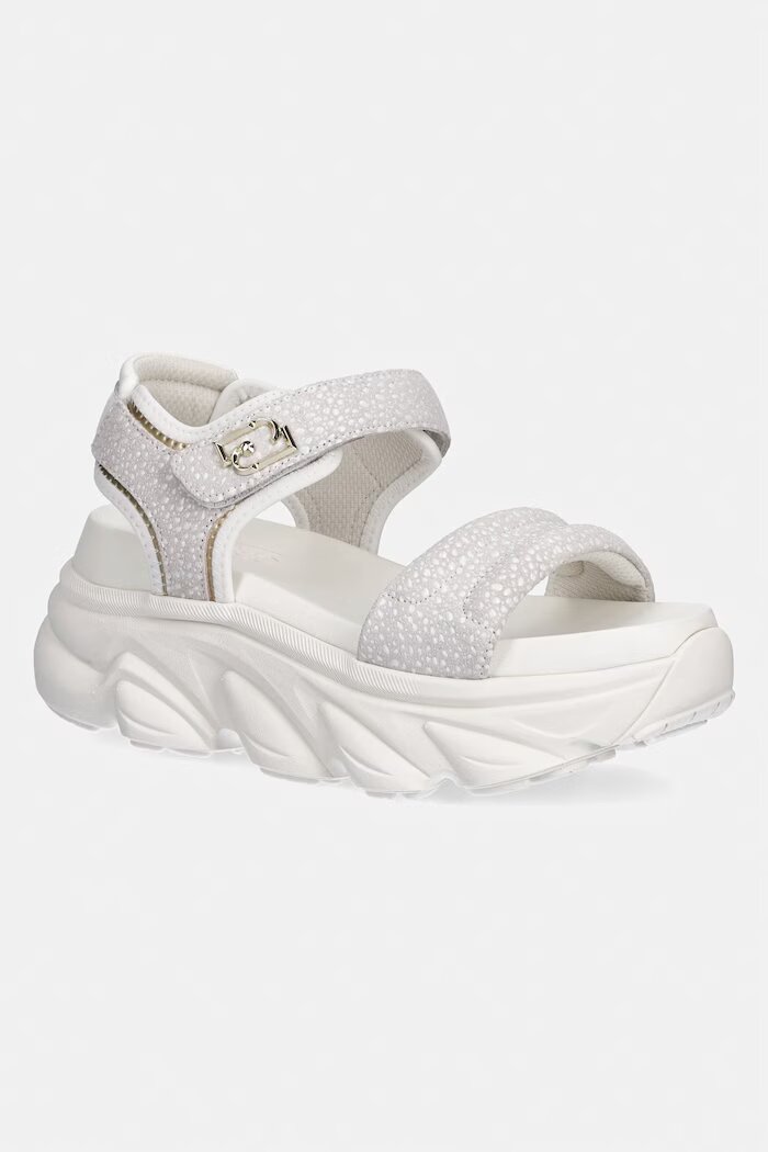 Liu Jo Сандали STEFFY SANDAL 01 в бяло с платформа BA6083PX05101111