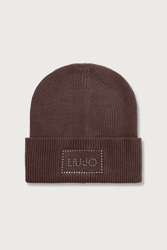 Liu Jo шапка beanie дамска с вълна зелена 2F6022 MA38S