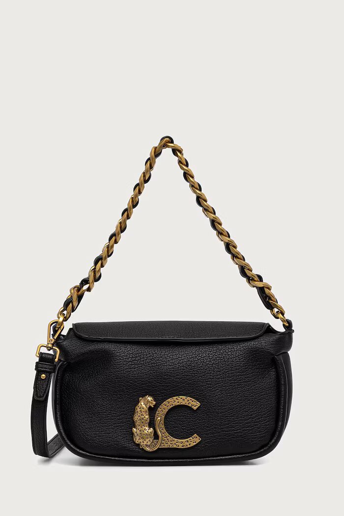 Lola casademunt чанта crossbody дамска от имитация на кожа черна LS2604075