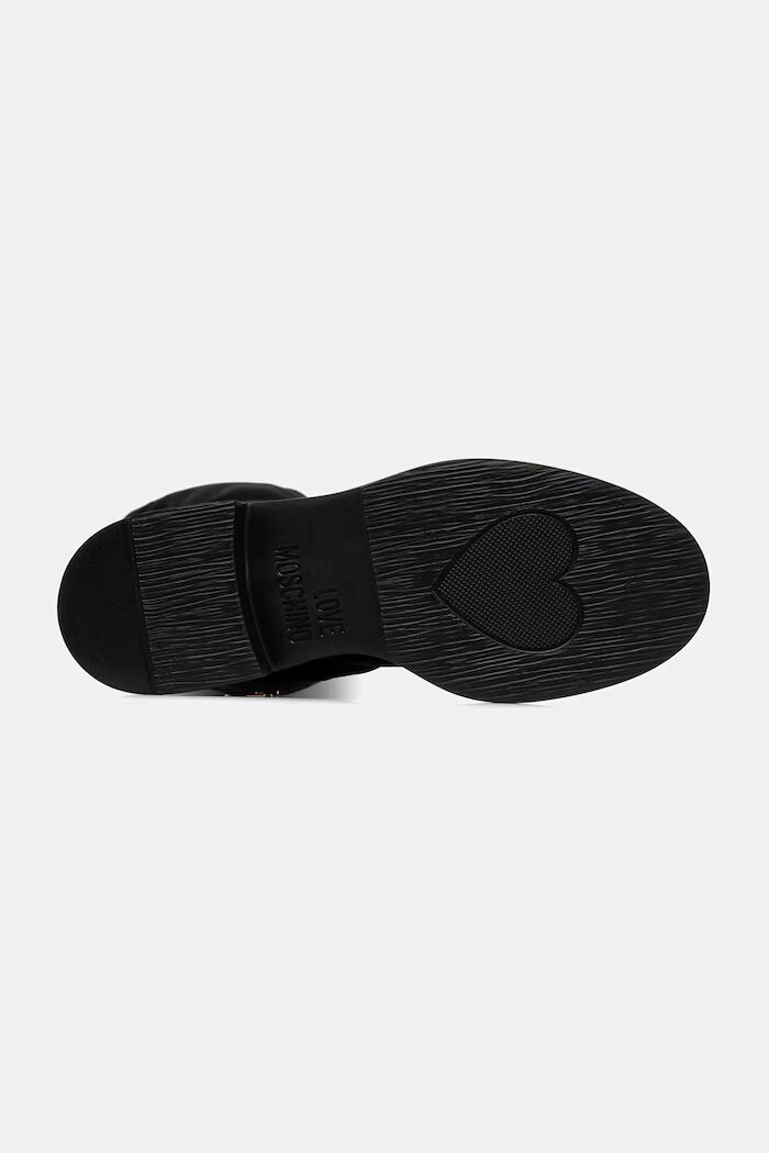 Love Moschino ботуши под коляното дамски черни JA26114G1PIM400A