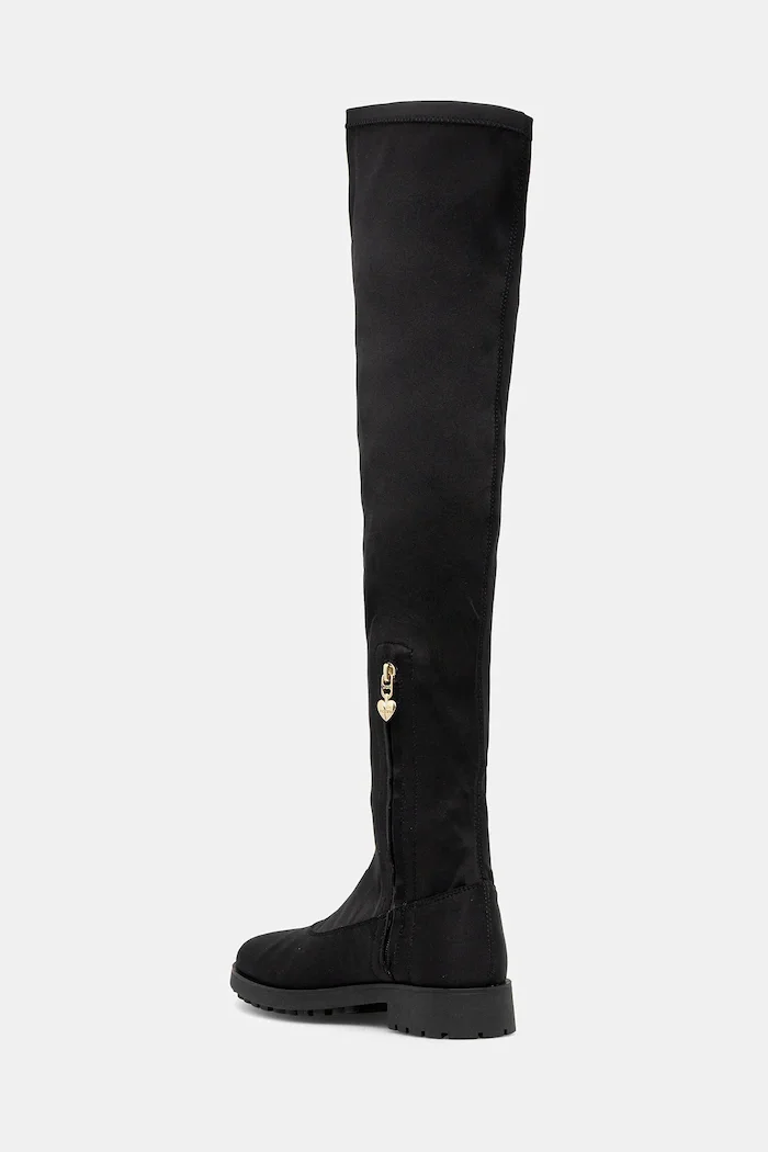 Love Moschino Ботуши в черно с равна подметка JA26074G0NIM0000