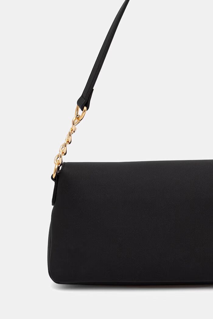 Love Moschino чанта дамска от имитация на кожа черна JC4109PP1PKD0000