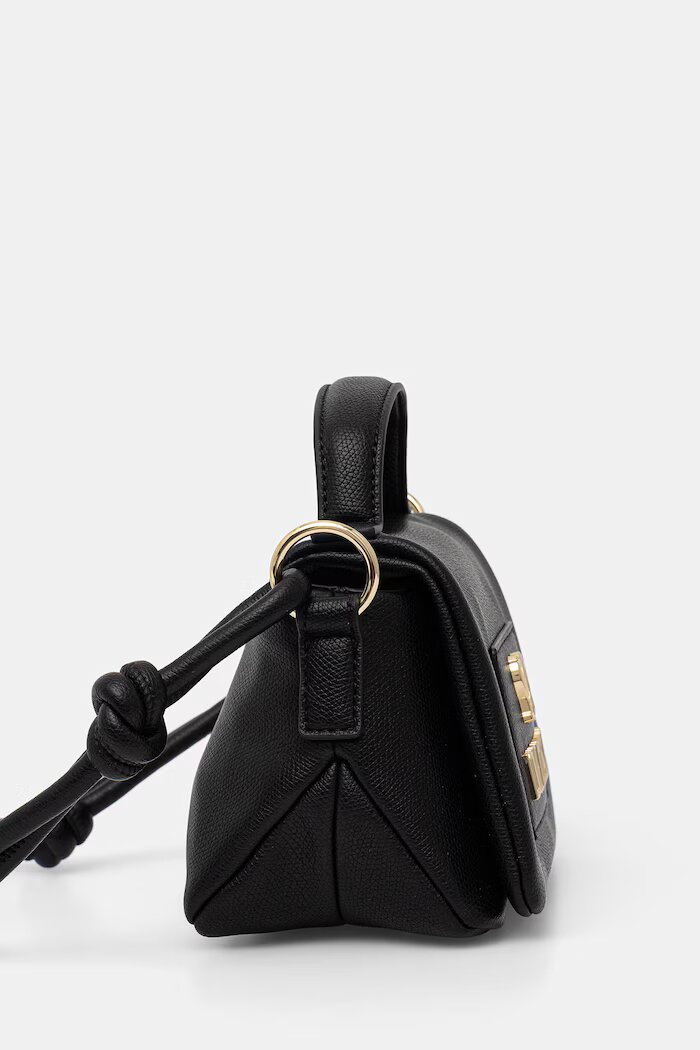 Love Moschino чанта дамска от имитация на кожа черна JC4236PP0OKC0000