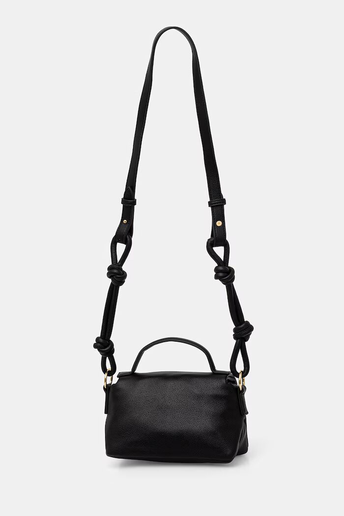 Love Moschino чанта дамска от имитация на кожа черна JC4236PP0OKC0000